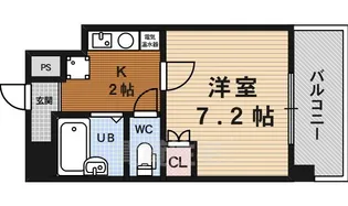 セント綾大宮【6階】の間取り