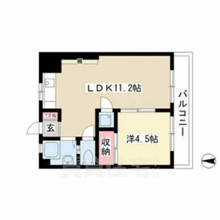シーズンコート春田【4階】の間取り