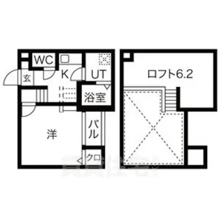 アステール【1階】の間取り
