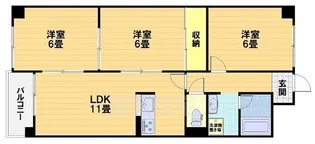 エルフィン井上【3階】の間取り