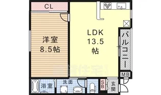 カーサグランデ【2階】の間取り