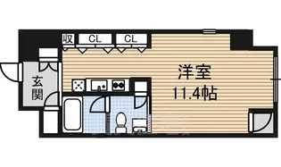 N.S.ZEAL 泉【13階】の間取り