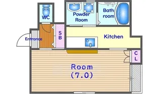HIRO HOUSE【3階】の間取り
