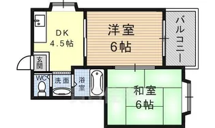グランドハイツ正覚寺【4階】の間取り