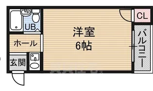 プレアール北田辺3【4階】の間取り
