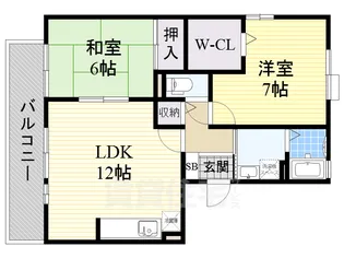 グランシャリオ【3階】の間取り