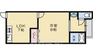 樋之上町マンション【2階】の間取り