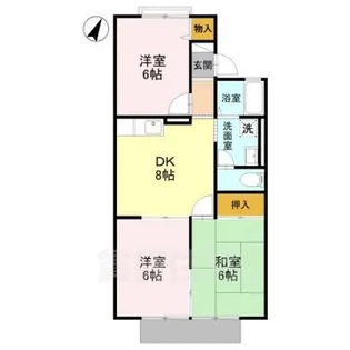 鹿芳館【1階】の間取り