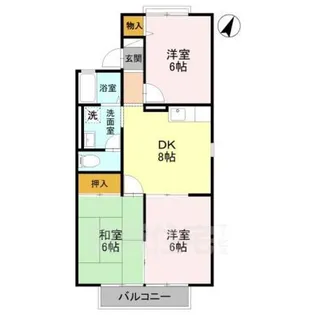 鹿芳館【2階】の間取り