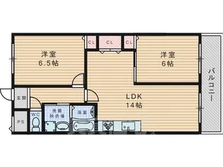 レオハイム津田2【3階】の間取り
