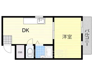 サンプラザ照ヶ丘A棟【4階】の間取り