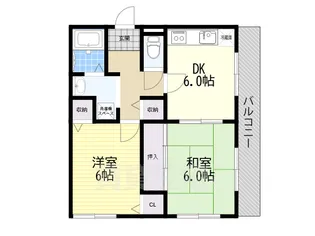 マンションOMOYA【4階】の間取り