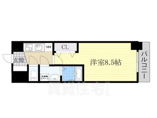 レジデンス塚本ヴィークス【6階】の間取り