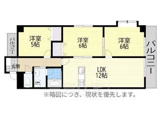 ディアコート池下【4階】の間取り