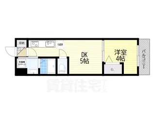 AXIA M-City大阪瑞光【3階】の間取り