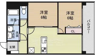 水切浅田ビル【4階】の間取り