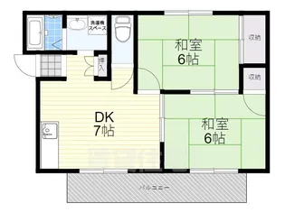 サニー柏村【2階】の間取り