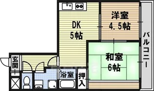 レジデンス泉【11階】の間取り