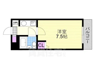 EPO北野レジデンス【9階】の間取り