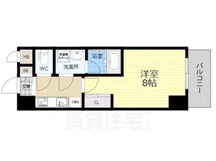 ウェルフォート十三本町【6階】の間取り