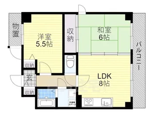 メゾンクレール【3階】の間取り