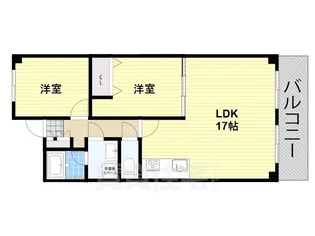 エスポワール向陵【1階】の間取り