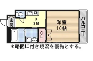 ヴェルドミール春里【2階】の間取り