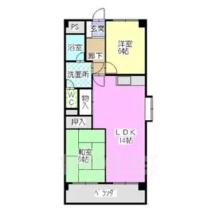 瑞和ビル【4階】の間取り
