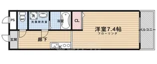 グラン上桂【307号室】の間取り