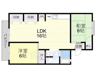サンセーヌ 1【2階】の間取り