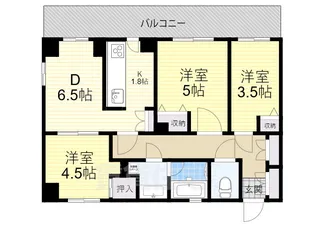 藤和シティホームズ上新庄駅前【7階】の間取り