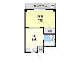 フローラ真菅【2階】の間取り