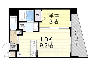 ケーアイコート南田辺【5階】の間取り
