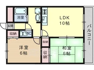 カサベルデ【3階】の間取り