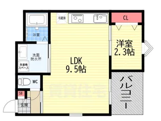 REGALEST山科椥辻【3階】の間取り