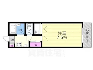 ラパンジール塚本【605号室】の間取り