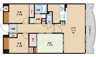 ルミエール東山【3階】の間取り
