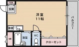 ハイツプリンス【5階】の間取り