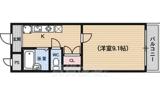 シェーヌ吉祥院 (Chez Nous 吉祥院)【1階】の間取り