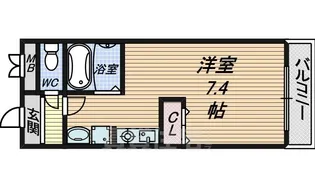 FKマンション1光明池【206号室】の間取り