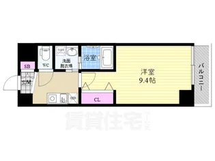 エスカーサ京都西陣【3階】の間取り