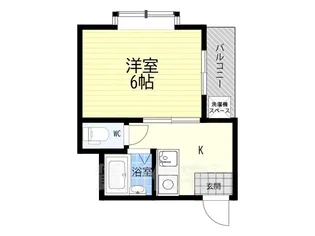 ヌヴェールハイツ【2階】の間取り