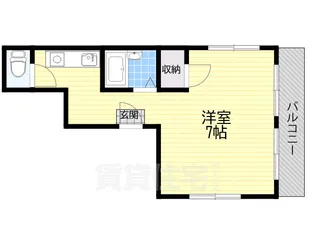 ペントハウス17【6階】の間取り