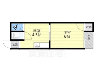 クオーレ成育【3階】の間取り