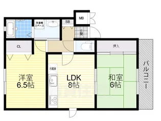 サンシャイン17【2階】の間取り