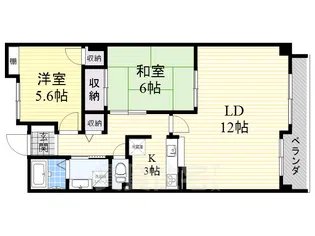 グリーンバーベナ小林【4階】の間取り
