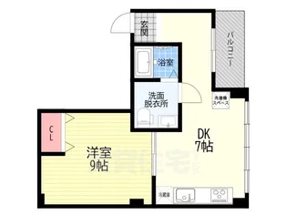 京峰ビル【2階】の間取り