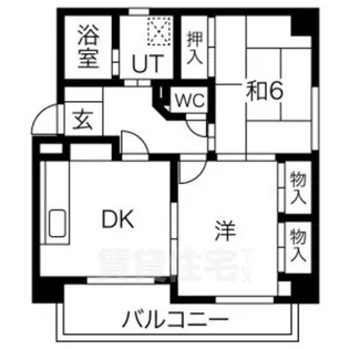 レインボー尾頭橋2【4階】の間取り