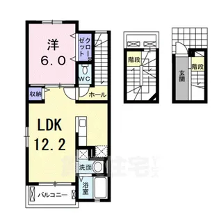 ベルポスト3【3階】の間取り