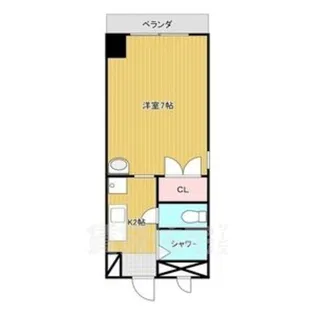 フローレスタナベ【3階】の間取り
